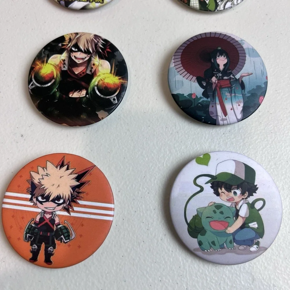 My Hero Academia‎ Japanese Anime Pin Badge Lot Of 20 Animation 2.25